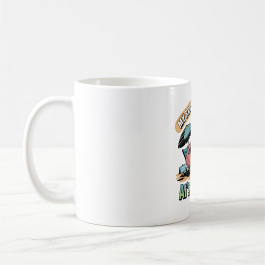人工知能の脳休めユーモア コーヒーマグカップ (左)