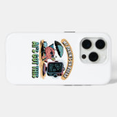 人工知能の脳休暇ユーモア Case-Mate iPhoneケース (裏面 (横))