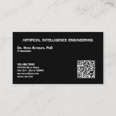人工知能エンジニアリング 名刺 (裏面)