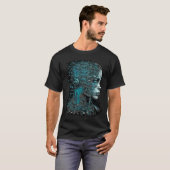 人工知能コンピュータサイエンスIT教授 Tシャツ (正面フル)