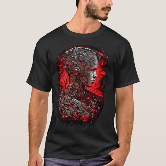 人工知能コンピュータサイエンスIT教授 Tシャツ (正面)