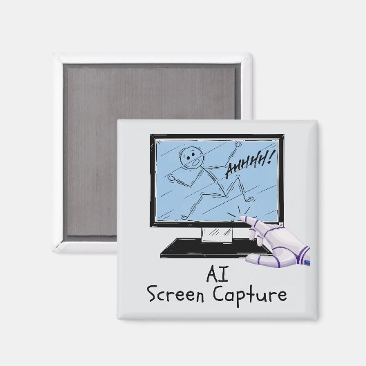 人工知能スクリーンキャプチャーマンガ マグネット (正面/裏面)