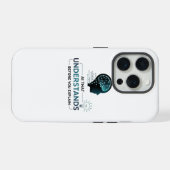 人工知能スマートテックデザイン iPhoneケース (裏面横)