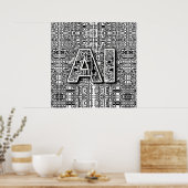 人工知能チップ ポスター (キッチン)