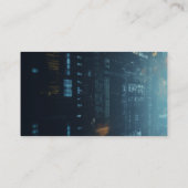 人工知能チャットボット会社 名刺 (裏面)