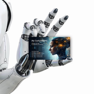 人工知能チャットボット会社 名刺