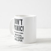 人工知能デベロッパー コーヒーマグカップ (正面左)