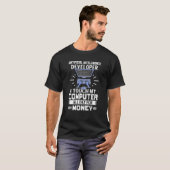 人工知能デベロッパーITouchマイコンプ Tシャツ (正面フル)