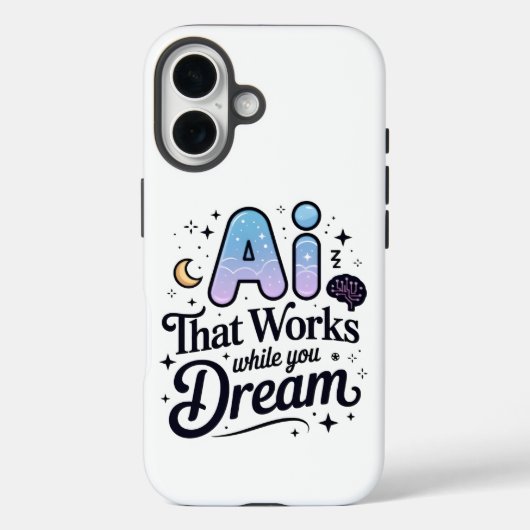 人工知能ドリームワークデザイン Case-Mate iPhoneケース (裏面)