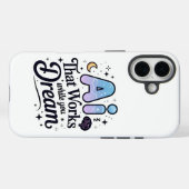 人工知能ドリームワークデザイン Case-Mate iPhoneケース (裏面 (横))