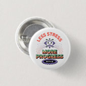 人工知能ファッションロボットメンズトップ 缶バッジ (正面&裏面)