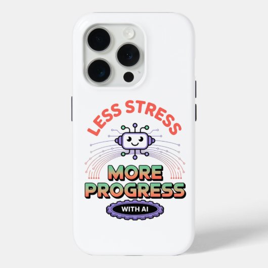 人工知能ファッションロボットメンズトップ Case-Mate iPhoneケース (裏面)