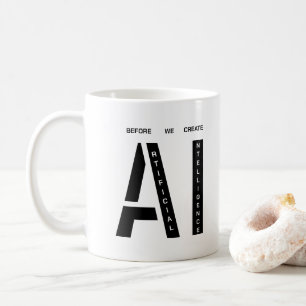 人工知能モダンとシンプル コーヒーマグカップ