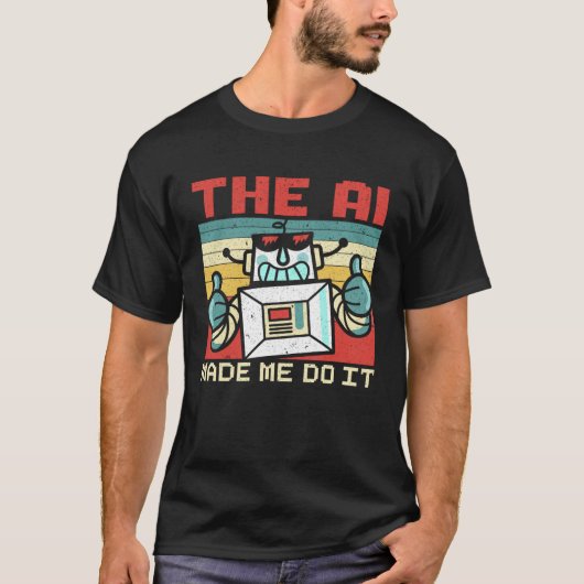 人工知能ロボットを作ってくれた Tシャツ (正面)