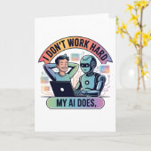 人工知能作頭が切れる業 カード (黄色い花)