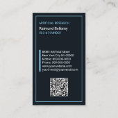 人工知能名刺 名刺 (裏面)