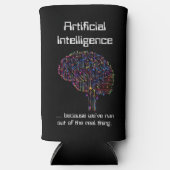 人工知能実在対物 スリム缶クーラー (正面)