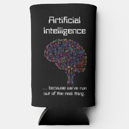 人工知能実在対物 スリム缶クーラー