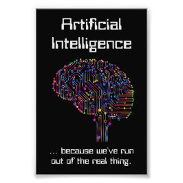 人工知能実在対物 フォトプリント           