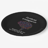 人工知能実在対物 ペーパープレート (アングル)