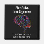 人工知能実在対物 マグネット (正面)