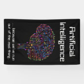 人工知能実在対物 横断幕 (横)