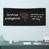 人工知能実在対物 横断幕 (トレードショー)