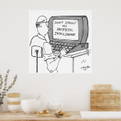 人工知能漫画1931 ポスター (キッチン)