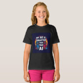 人工知能競争 Tシャツ (正面フル)