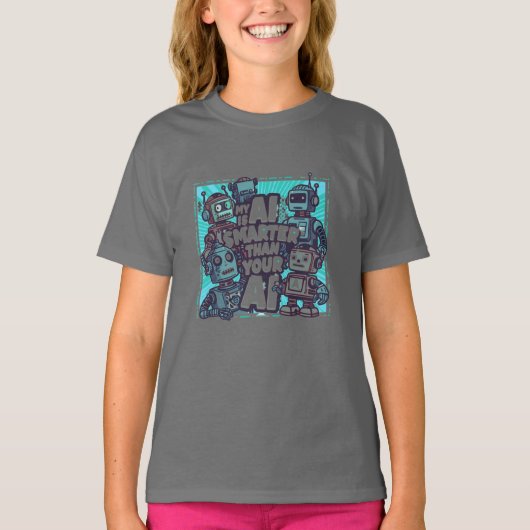人工知能競争 Tシャツ (正面)