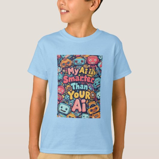 人工知能競争 Tシャツ (正面)