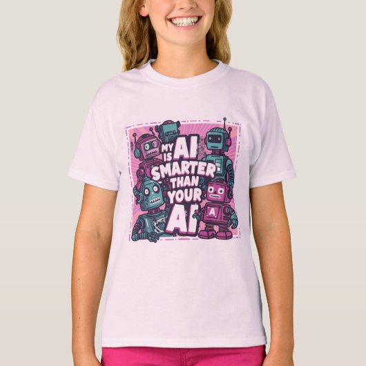 人工知能競争 Tシャツ (正面)