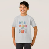人工知能競争 Tシャツ (正面フル)