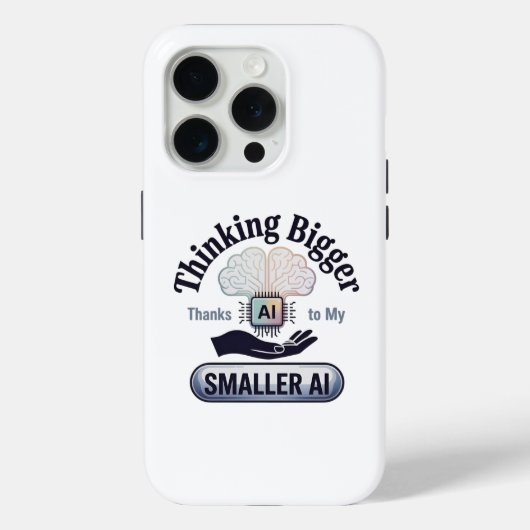 人工知能考えのユーモア Case-Mate iPhoneケース (裏面)