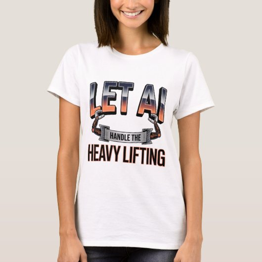 人工知能革新ライフスタイル Tシャツ (正面)