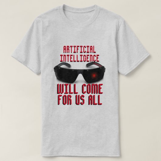 人工知能2 - MisterP Tシャツ (デザイン正面)