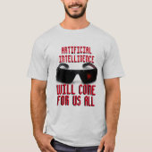 人工知能2 - MisterP Tシャツ (正面)