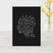 人工知能 カード (黄色い花)