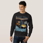 人工知能 スポーツカー ロボット Tシャツ (正面フル)