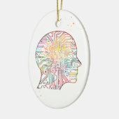 人工知能 セラミックオーナメント (左)