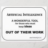 人工知能 – ポスター (正面)