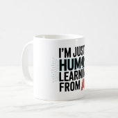 人工知能 人間 学習 AI コーヒーマグカップ (正面左)