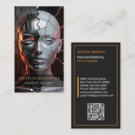 人工知能 名刺 (正面/裏面)