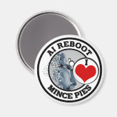 人工知能(AI) - I Love Mince Pies マグネット (正面/裏面)