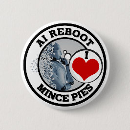 人工知能(AI) - Love Mince Pies 缶バッジ