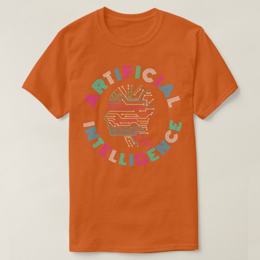 人工知能AIギフト Tシャツ (デザイン正面)