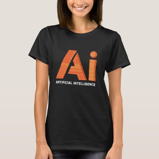 人工知能AIコンピュータ科学エンチュ Tシャツ (正面)
