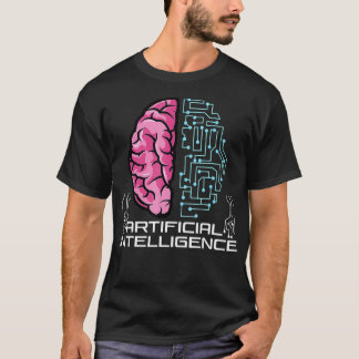 人工知能AIロボットAI Tシャツ
