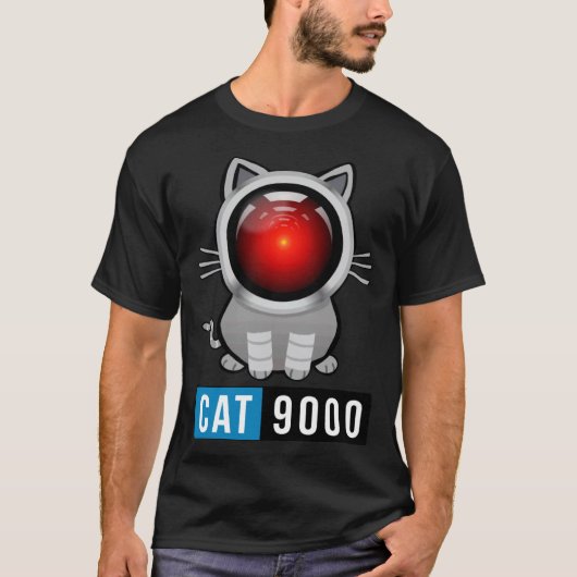 人工知能SF 猫 Tシャツ (正面)