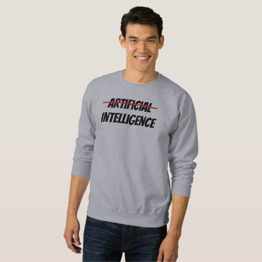 人工知能Tシャツ スウェットシャツ (正面フル)